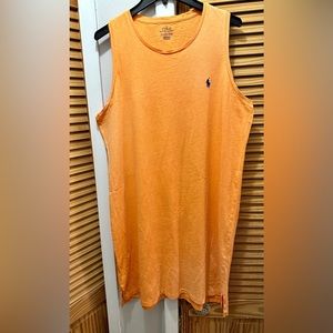 Polo Ralph Lauren - Orange Sleeveless Shirt Dress